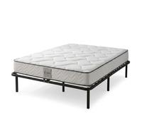 Ensemble sommier et matelas - SAMPUR - Orthoflex & Cosmos - 160x200 cm - Matelas mémoire 21 cm - Sommier à lattes flexibles