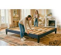 Ensemble sommier et matelas : Sommier + matelas / Beige / 90 x 190 cm