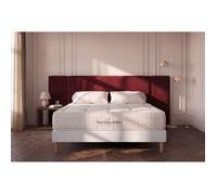 Ensemble Balmoral 140 x 190 cm sommier KIT blanc - 24cm - Mmoire de forme - Enveloppant - Sommier kit Blanc