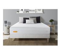 Ensemble sommier matelas 140x190 Memo bio Mémoire de forme - 26 cm - Equilibré - Septnuits