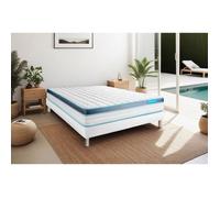 Ensemble PERFORM 160x200 Mousse a memoire de forme ProfiZone 5 zones Ultra epaisseur