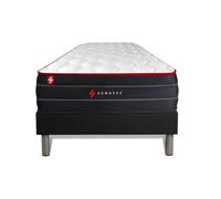 Ensemble sommier + matelas BOOST ressorts ensaches et memoire de forme 90x200