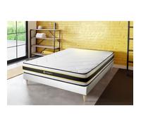 Ensemble sommier + matelas FLEXY ressorts ensachés et mémoire de forme 140x200