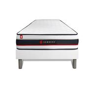 Ensemble sommier + matelas FORM 90×200 90 x 200 cm Blanc