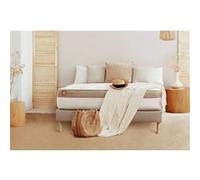Ensemble sommier matelas LE COSY 160x200cm Mémoire de forme 7 zones de confort - Ep. 30cm + double sommiers Beige G