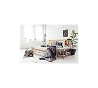 Ensemble sommier matelas LE RAFFINE 140x200cm Ressorts ensachés + Mémoire de forme BioVisco - Maxi épaisseur 26cm + sommier Blanc