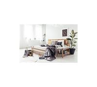 Ensemble sommier matelas LE RAFFINE 200x200cm Ressorts ensachés + Mémoire de forme BioVisco - Maxi épaisseur 26cm + double sommiers Beige