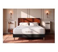 Ensemble sommier matelas - ROYAL PALACE BEDDING - Lancaster 140x190 - Ressorts ensachés - Mémoire de forme 22 cm - Confort ferme