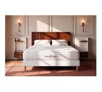 Ensemble sommier matelas - ROYAL PALACE BEDDING - Lancaster 140x190 - Ressorts ensachés - Mémoire de forme - Confort ferme 22 cm