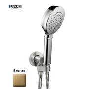Ensemble sortie murale avec support orientable, flexible 150, douchette CLASSIC Bronze - Bossini C17002C022