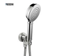 Ensemble sortie murale avec support orientable, flexible 150, douchette CLASSIC Chromé - Bossini C17002C030