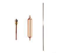 Ensemble Soudure pour cuivre Phosphore 10 Pouces pour HVAC Ensemble(1set) | phosphore pour cuivre 10", alliage BCuP-2, auto-décapant, joint propre, compatible chalumeau propane