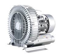 Ensemble Souffleur Vortex Anneau Et Pompe À Oxygène Régénératif Pour L'aération Industrielle Et Le Dépoussiérage En Usine Avec Fonctionnement Silencieux Et Grande Capacité D'air 370W/220V