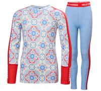 Ensemble sous maillot et legging enfant Helly Hansen Graphic Lifa Bleu 10 ans