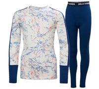 Ensemble sous maillot et legging enfant Helly Hansen Graphic Lifa Bleu 12 ans
