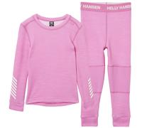 Ensemble sous-vÃªtements en laine mÃ©rinos bÃ©bÃ© Helly Hansen Lifa Rose 2 ans