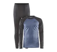 Craft Core Warm Long Sleeve Base Layer Set Bleu,Gris L Homme