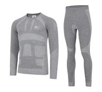 Dare2b In The Zone Ii Long Sleeve Base Layer Set Gris S Homme