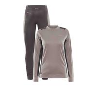 Ensemble sous-vêtements techniques CRAFT CORE DRY BASELAYER SET W (CLAY-GRANITE) femme S