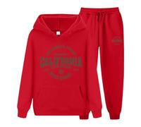 Ensemble Sport 2 Pièces Femmes Chic Et Elegant Avec Poches Cordon de Serrage Loungewear Set Survêtement complet pour femme Style Tracksuit concert plein air, parc thème