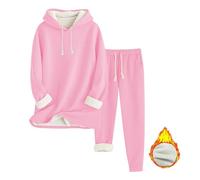 Ensemble Sport 2 Pièces Femmes Chic Et Elegant Avec Poches Cordon de Serrage Tenue Essemble Jogging Survêtement complet pour femme Sportwear Y2k Sweats Capuche Vetement