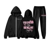 Ensemble Sport 2 Pièces Femmes Sportswear Velours Avec Poches et Cordon de Serrage Tenue Essemble Jogging Survêtement complet pour femme Sportwear Y2k Sweats Capuche Sweat-shirt Pantalon