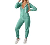 Ensemble Sport 2 Pièces Femmes Survetêment Manches Longues Avec Poches et Cordon de Serrage Tenue Pyjama Lounge Set Survêtement complet pour femme Printemps 2025 légant concert plein air, parc thème