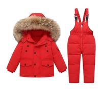 Ensemble Sport Enfant Garcon Fille Pull Flanelle Manche Longue + Pantalon Sportswear, Tracksuit Set for Jogging Couleur Unie Oversize Ample Confortable Ensemble de Tenues avec Fourrure