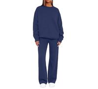 Ensemble Sport Féminin Sweat Pull Pantalon Jogging Confortable | Ensemble sport deux pièces, sweat et pantalon, confortable, pour le sport, les loisirs, respirant, décontracté