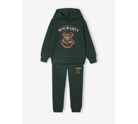 Ensemble sport garçon sweat + pantalon Harry Potter en molleton vert sapin 12A