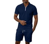 Ensemble Sport Homme,Ensemble Deux PièCes DéContracté Air Layer Veste Et Pantalon Slim Fit Smoking pour Mariage SoiréE d'affaires Ou Bal De Promo