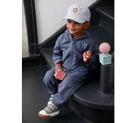 VERTBAUDET Ensemble sport sweat à capuche zippé + jogging bébé indigo 12M(74CM)