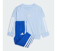 Adidas Essentials 3 Stripes Joggers Set Bleu 0-3 Months Garçons,Filles