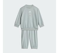 adidas Unisex Baby TIRO_NSTER JOGGER SET, Wonder Sage/white, 0-3 Months