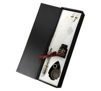 Ensemble stylo et encre | Papeterie d'écriture rétro, stylos plongeants rétro : pour débutants, écrivains, artistes, étudiants, enseignants, amateurs d'histoire, journaux, anniversaires