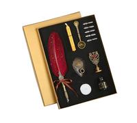 Ensemble Stylo Plume et Encre, Ensemble de Calligraphie Stylo Plume, Coffret, Ensemble Stylo Plume et Encre Fabriqués à la Main pour Les Amateurs d'écriture Manuscrite, Les