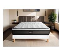Ensemble Suite 90 x 200 cm sommier Kit Blanc