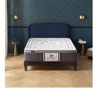 Ensemble Suite Impériale 180x200 cm Matelas Ressorts ensachés + Sommier Bois