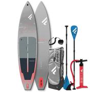Ensemble SUP Fanatic Ray Air SLT 12'6'' Avec Pagaie Touring iSUP 380 Cm Gris