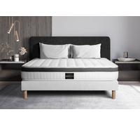 Ensemble Superieur 200 x 200 cm sommier Kit Blanc