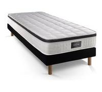 Ensemble Supérieur 90x190 Mémoire de forme 3 zones sommier noir