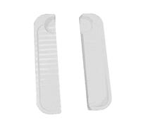 Ensemble support de clavier texturé Blanc | Paire de supports de levage arrière pour bureaux à domicile, tables d'étude et dactylographie quotidienne