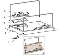 ensemble support de sac db pour robot suprême m3, swash et swash cl - 99919116 - dolphin