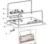 Ensemble support de sac db pour robot suprême m3, swash et swash cl 99919116