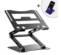 ENSEMBLE : Support pour ordinateur portable en aluminium + support pour smartpho