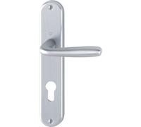 Ensemble sur grande plaque en aluminium anodisé - maribor - Clé L HOPPE