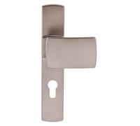 Ensemble sur grande plaque MUZE type P525 clé I finition platine - VACHETTE - 086431