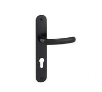Ensemble sur grandes plaques entraxe 195 mm Budget - Onyx noir mat - clé I VACHETTE ASSA ABLOY