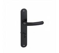 Ensemble sur grandes plaques entraxe 195 mm Budget - Onyx noir mat - condamnation VACHETTE ASSA ABLOY