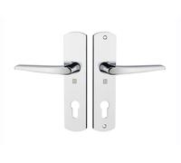 Ensemble sur petites plaques KROM HOME entraxe 70 mm clé I chromé brillant HERACLES B-KROM-08